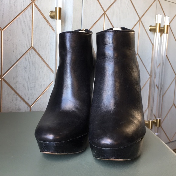 Michael Kors Lesly Bootie Black Leather Size 5 - Picture 7 of 8